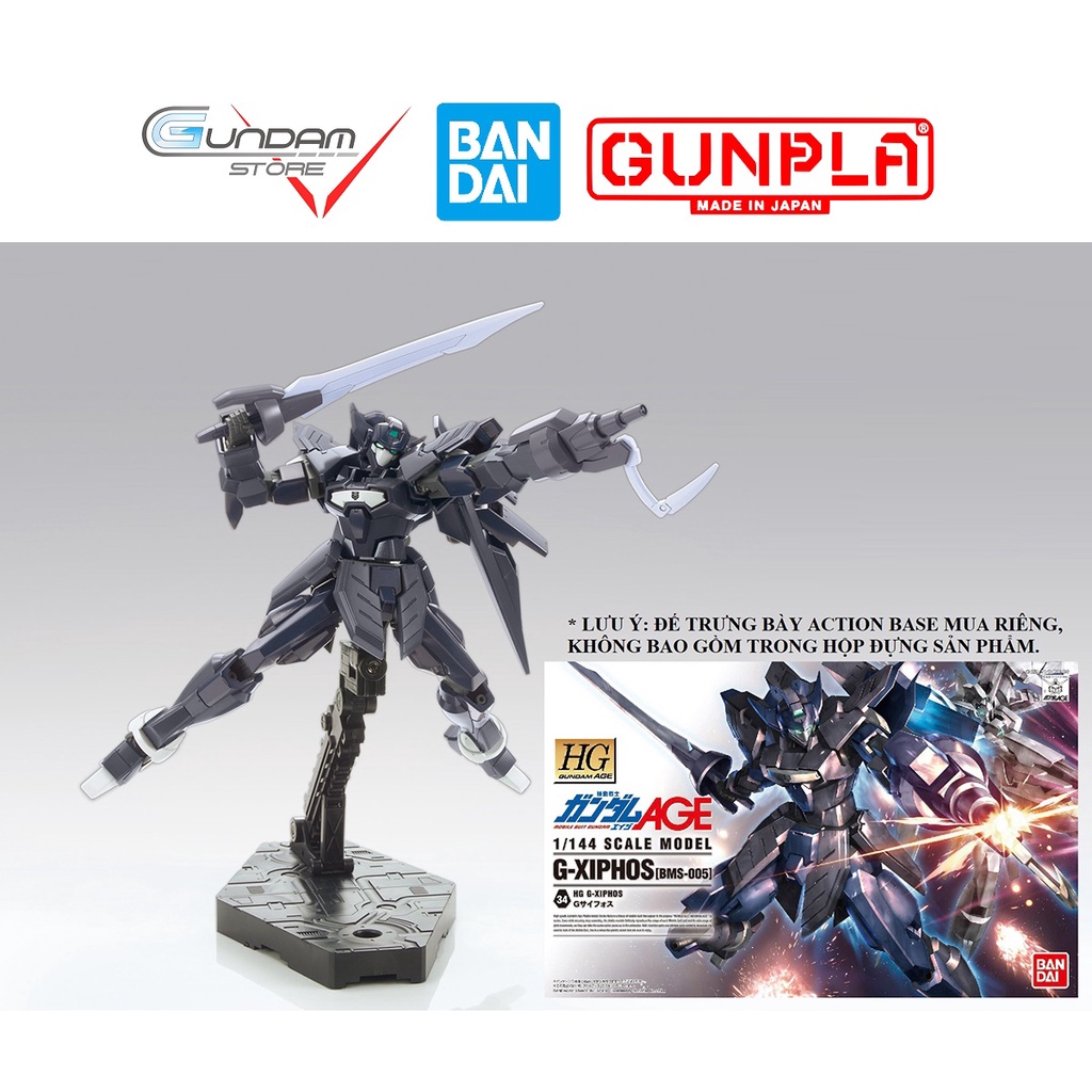 Mô Hình Gundam HG G-XIPHOS 1/144 Bandai HGAGE Đồ Chơi Lắp Ráp Anime Nhật