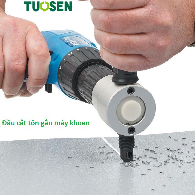 Đầu cắt tôn gắn máy khoan,đầu chuyển đổi máy khoan thành máy cắt tôn