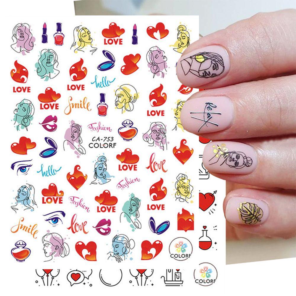 EUTUS Sticker Dán Móng Nghệ Thuật