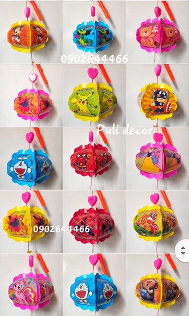 10 Lồng Đèn 5 Mảnh 5D Siêu Đẹp - Lồng Đèn Trung Thu Có Nhạc