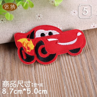 Sticker Ủi Thêu Hình Xe Hơi