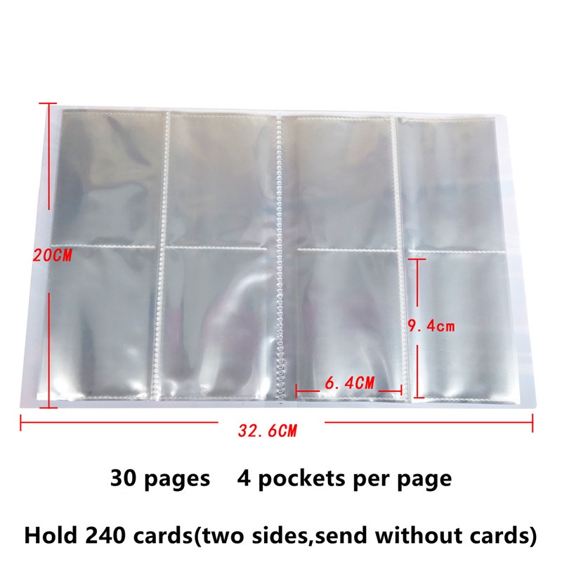 Album Sưu Tầm 240 Thẻ Hình Pokemon 3D Độc Đáo
