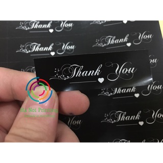 [Hàng Sẵn] Set 100 tem thank you dán hoa sáp