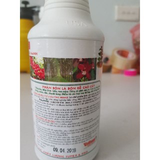 Bán Phân hữu cơ axit humic TNC HUMIC  chai 500ml hàng nhập, phân phối trong nước bởi thietbinhavuon.