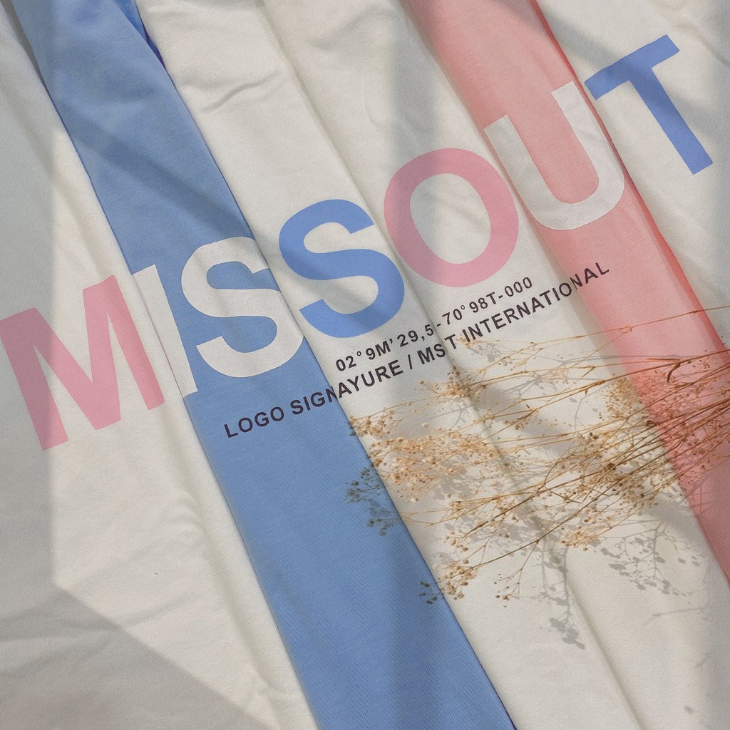 [Mã SKAMA06 giảm 8% tối đa 50K đơn 250K] Áo Thun MISSOUT ( hình thật - form unisex ) | BigBuy360 - bigbuy360.vn