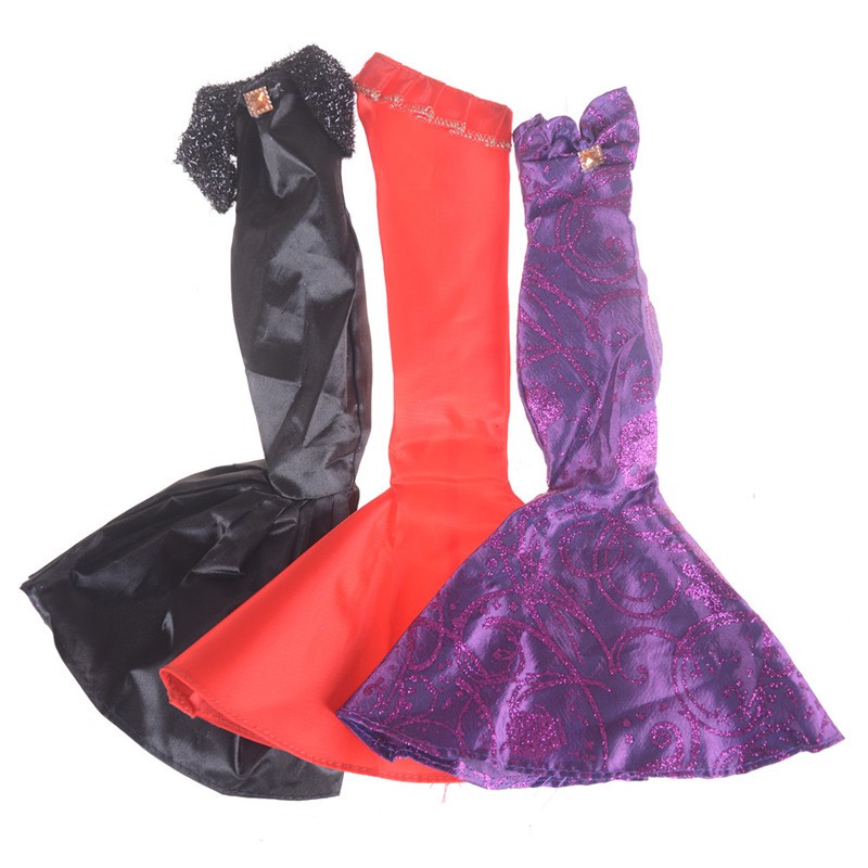 Đầm Búp Bê Đuôi Cá Phối Bèo Thời Trang Dự Tiệc Cưới