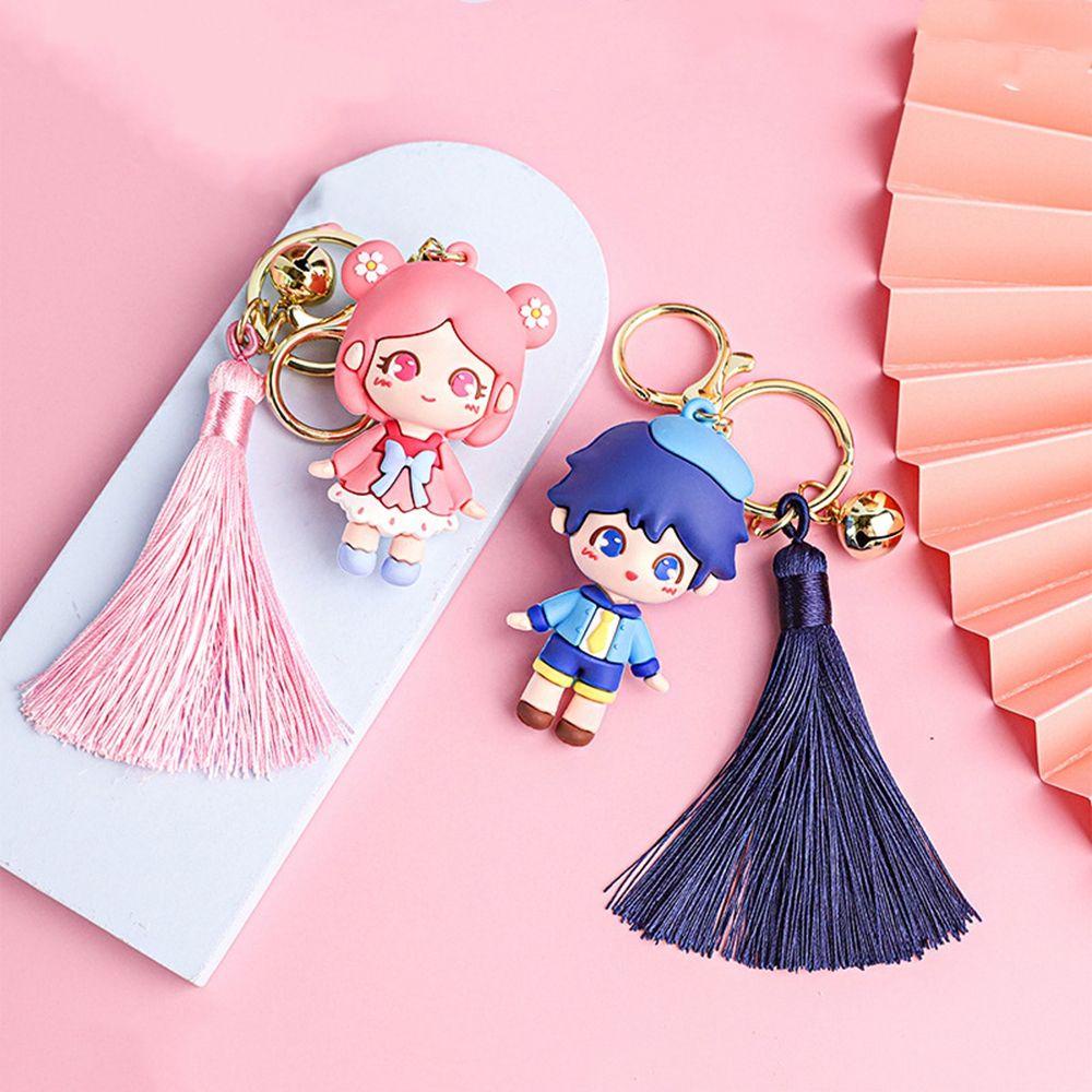 Móc Khóa Búp Bê Hanfu Tua Rua Dễ Thương