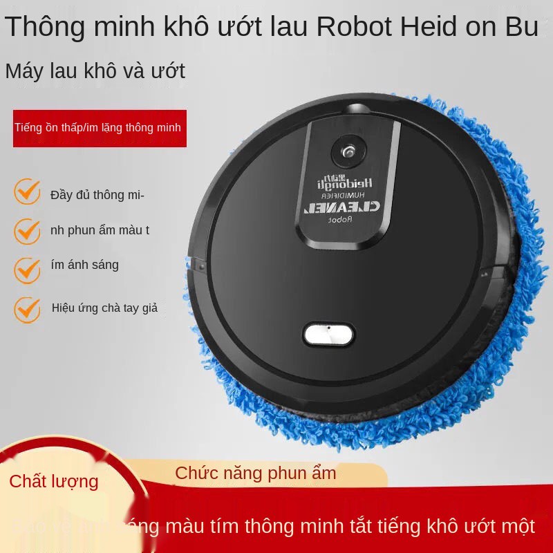 ✠﹊Robot quét và lau nhà tự động thông minh khô ướt máy tích hợp lười tạo tác