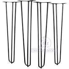 Chân Bàn Ghế Hairpin Loại 3 Thanh Nan sắt Có Tặng Kèm Vít