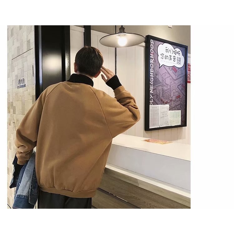 Áo Sweater dáng rộng giả nhiều lớp thời trang mùa đông cho nam | BigBuy360 - bigbuy360.vn