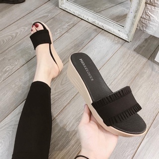 Dép nữ quai ngang đế xuồng 5 cm siêu nhẹ cực đẹp