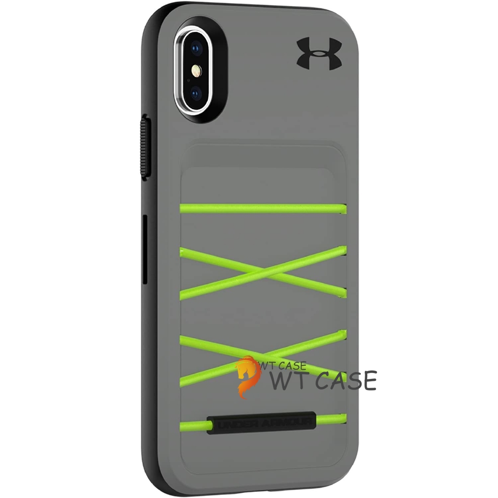 UNDER ARMOUR Under Armor Ốp Điện Thoại Họa Tiết Graphite / Quirky Lime Arsenal Cho Iphone 11 Pro Max 6 7 8plus Xs Xr Max