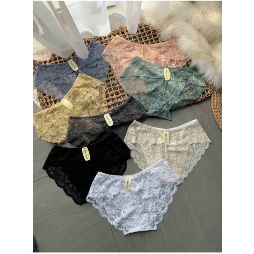 Quần Lót Nữ Ren Sexy thiết kế họa tiết ren xuyên thấu siêu gợi cảm quyến rũ - Moon Underwear