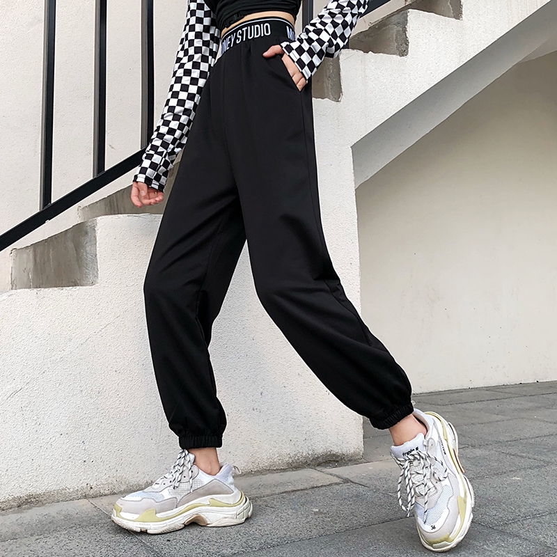 Quần dài thể thao phong cách Hàn Quốc cho nữ | BigBuy360 - bigbuy360.vn