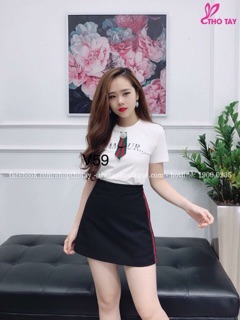 Sét áo kèm quần giả váy