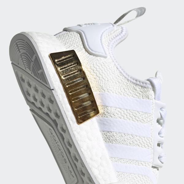 Giày Adidas NMD R1 ‘White Gold Metallic’ EG6703