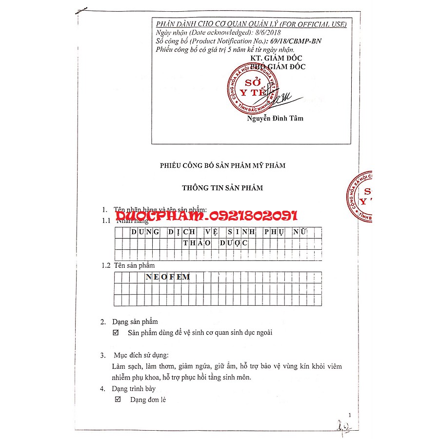 Dung dịch vệ sinh NEOFEM ph care