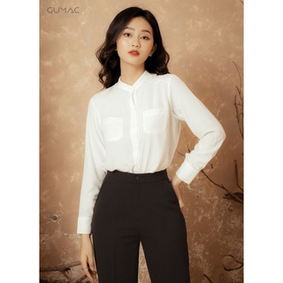 Áo sơ mi nữ 2 túi ngực GUMAC A12968_TRANG