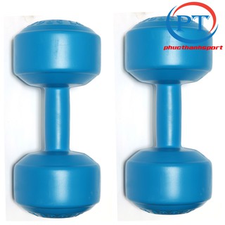 Bộ 2 tạ tay nhựa 5kg phucthanhsport (2 cục tạ 5kg tổng 10kg)