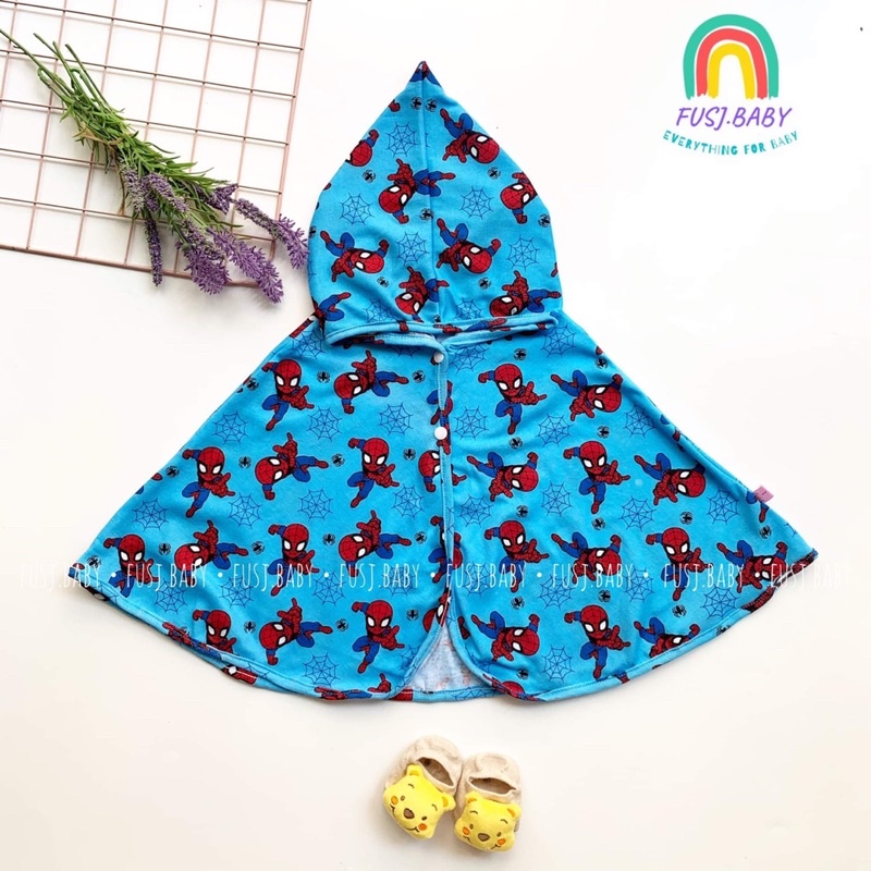 Áo Chống Nắng cho Bé Trai Bé Gái chất Cotton - Áo Choàng Cánh Dơi - FUSJ BABY