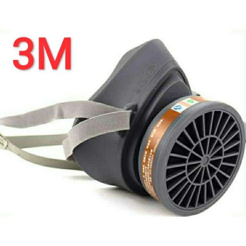 Mặt nạ phòng độc 3m 3200 chính hãng dùng phun thuốc sâu phun sơn phun hoá chất độc hại gây hại cho cơ thể