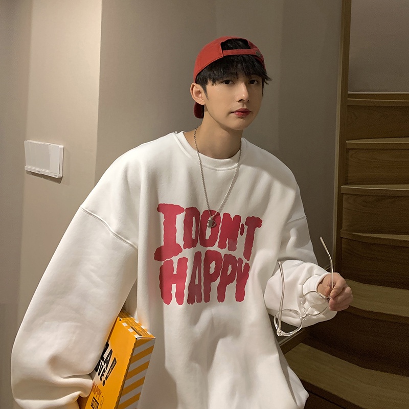 [ Mã 12FASHIONSALE1 giảm 10K đơn 50K ] Áo thun tay dài cổ tròn thời trang Hàn Quốc cho cặp đôi