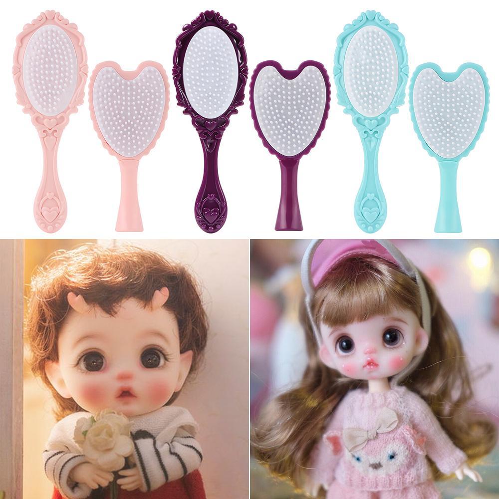 Set 1 / 5 Lược Nhựa 9cm 1 / 3 1 / 4 1 / 61 / 8 Cho Búp Bê BJD