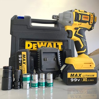 [Tặng 5 đầu khẩu] Máy Siết Bulong và Bắt Vít DEWALT 99V Made in U.S.A