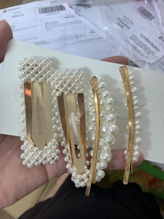 Cặp tóc 🌸FREESHIP🌸 Set 4 cặp tóc đính đá siêu xinh