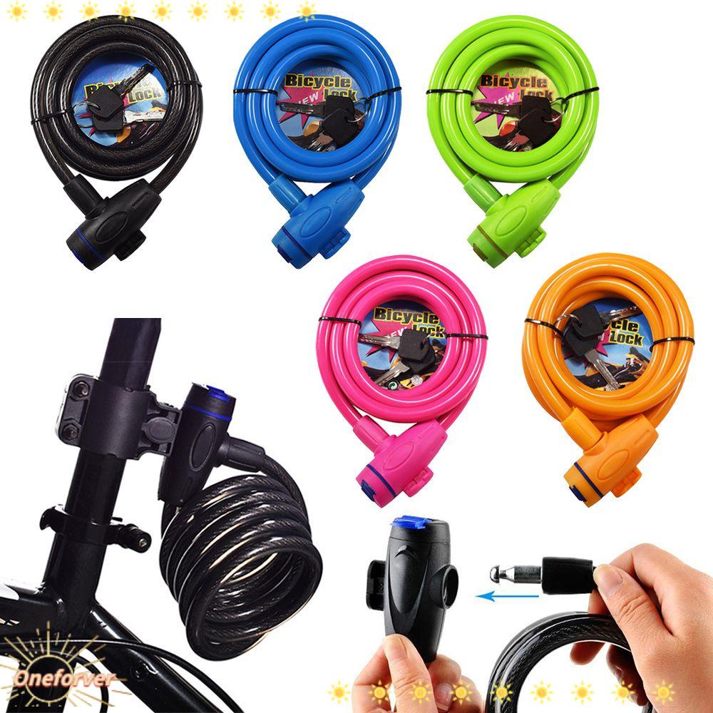 Ổ Khóa Xe Đạp Kèm Dây Cáp Thép Chuyên Dụng Chất Lượng Cao