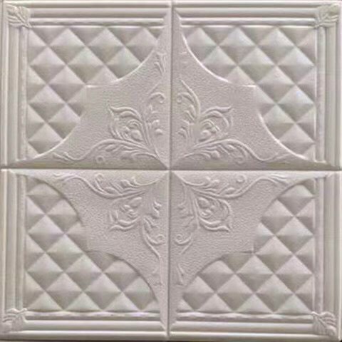 XỐP DÁN TƯỜNG 3D VÂN HOA HỒNG SANG TRỌNG - HÀNG LOẠI 1 KEO BÓC SẴN