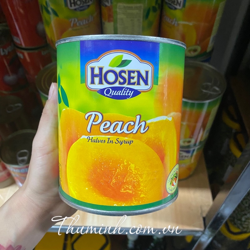 Đào Ngâm Hosen Lon 825g