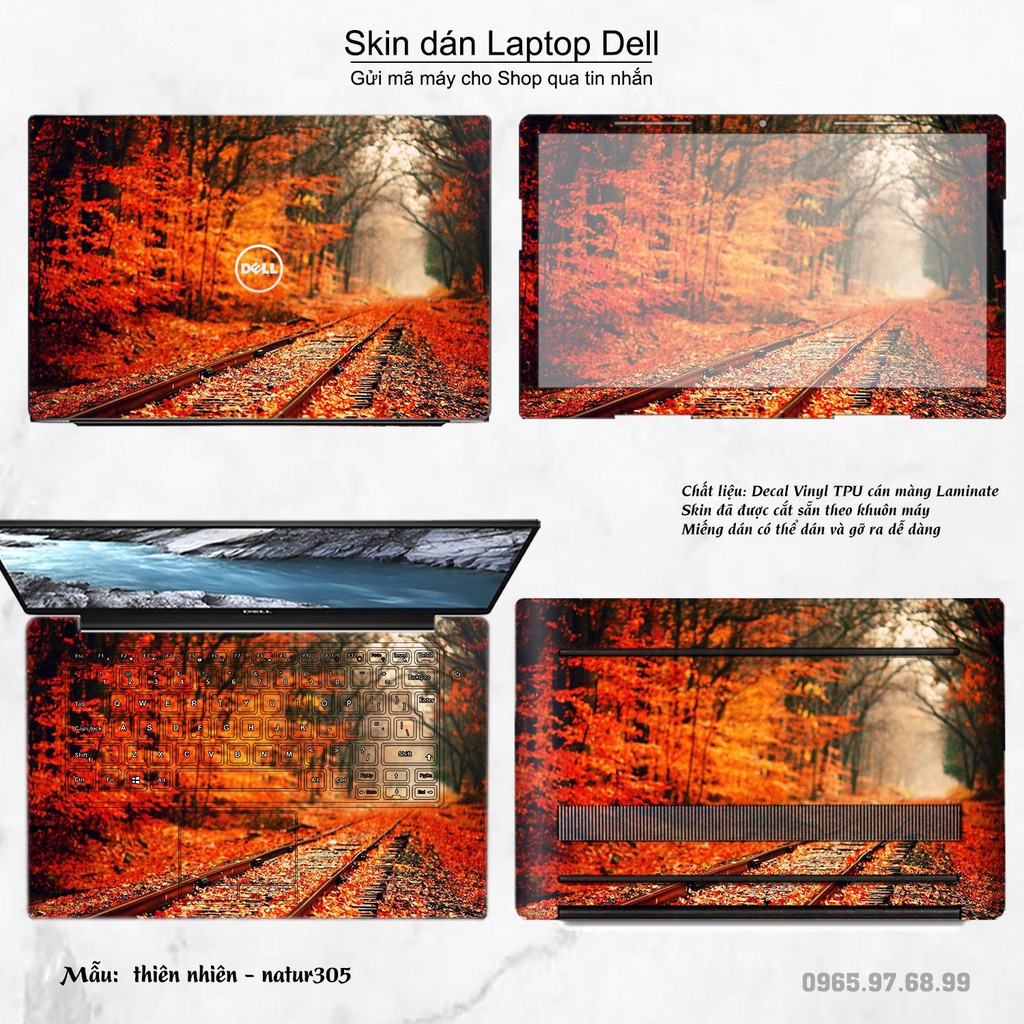 Skin dán Laptop Dell in hình thiên nhiên _nhiều mẫu 11 (inbox mã máy cho Shop)