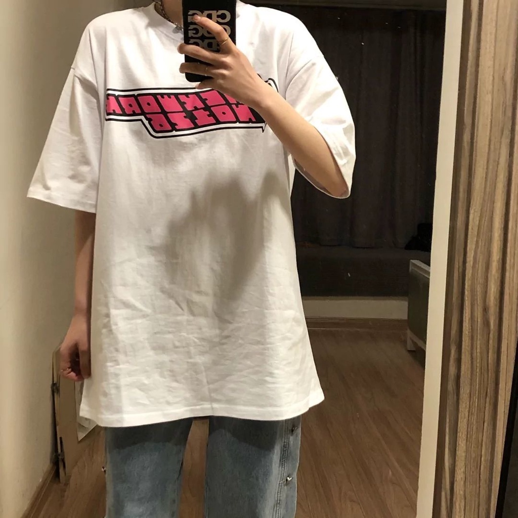 NRVP Áo Thun Ngắn Tay Form Rộng Mẫu 2021 Theo Phong Cách Hàn Quốc Dành Cho Nữ