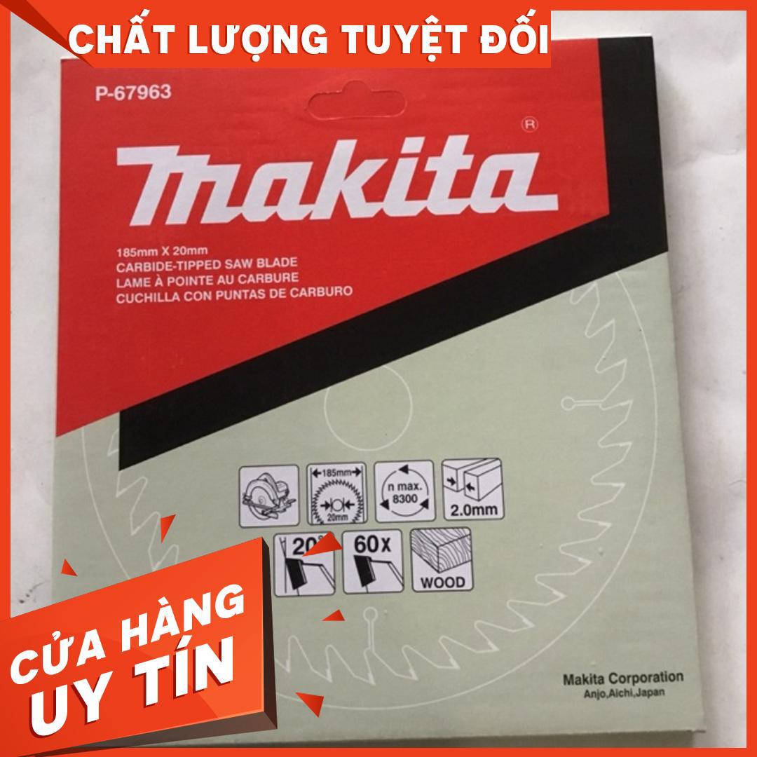 [CHÍNH HÃNG] 185 x 20 x 60T Lưỡi cắt gỗ hợp kim 60 răng Makita P-67963