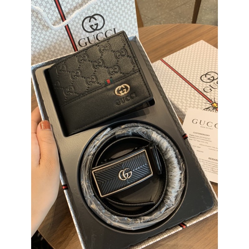 Set thắt lưng và ví Gc