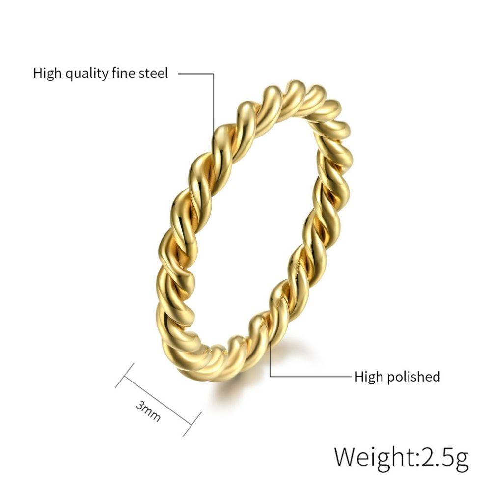 BSUNS Nhẫn Xoắn Ốc Phong Cách Boho Cổ Điển Thời Trang