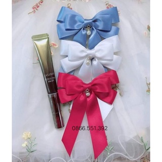 Kẹp tóc nơ lụa satin cao cấp 3 cánh