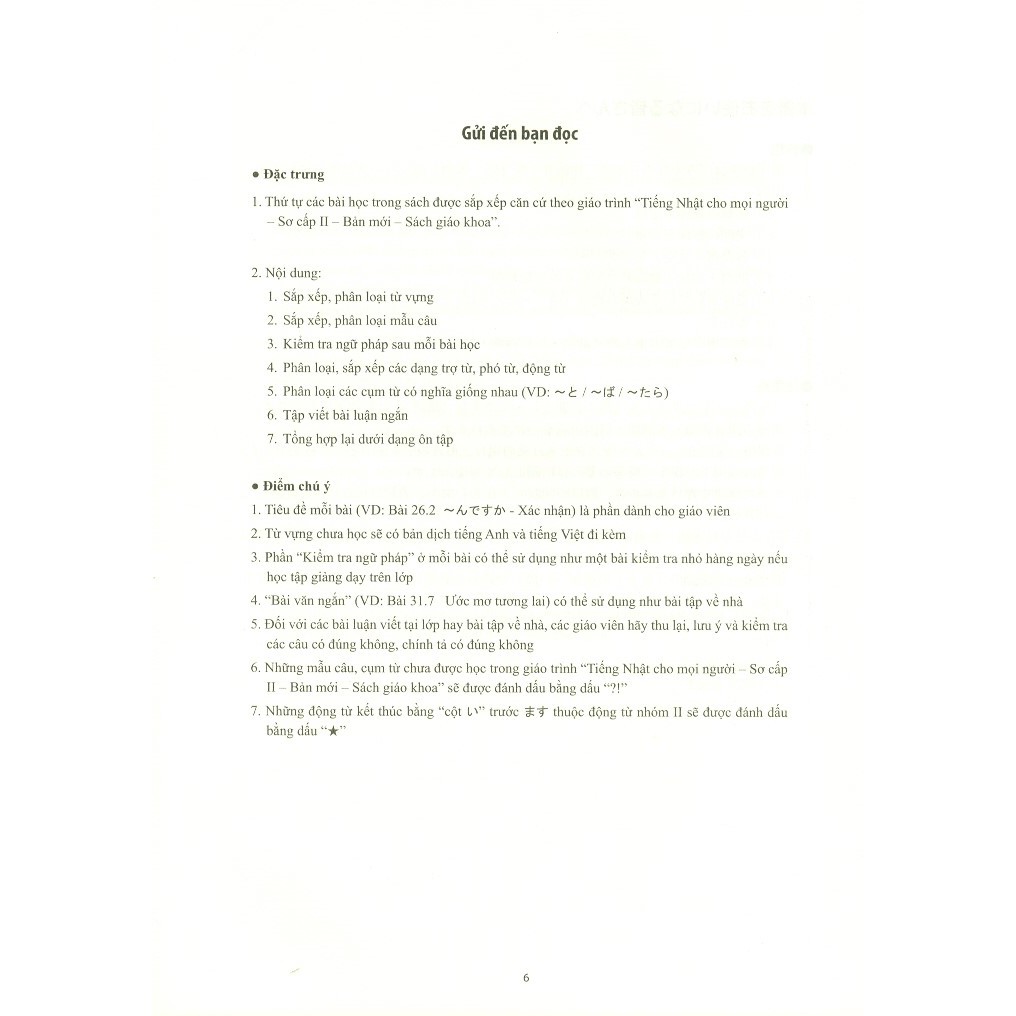 Sách - Tiếng Nhật Cho Mọi Người - Sơ Cấp 2: Viết - Nhớ Các Mẫu Câu