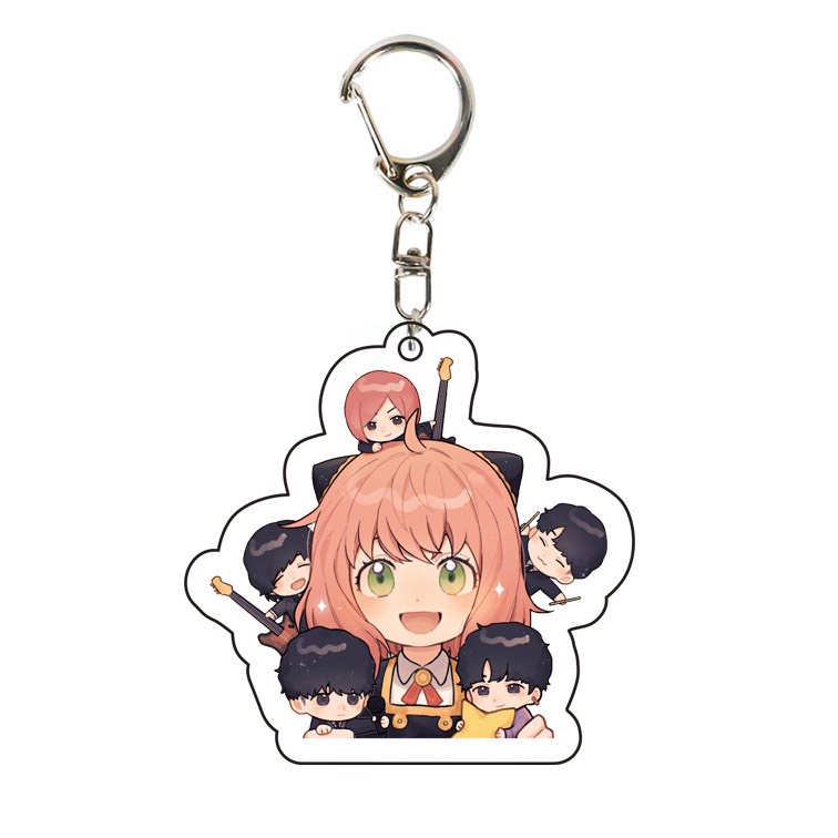 Móc khóa SPY X FAMILY GIA ĐÌNH ĐIỆP VIÊN anime chibi mica trong acrylic nhiều mẫu