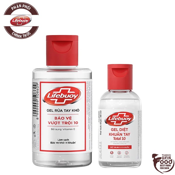 Gel Rửa Tay Khô Lifebuoy Bảo Vệ Vượt Trội 10