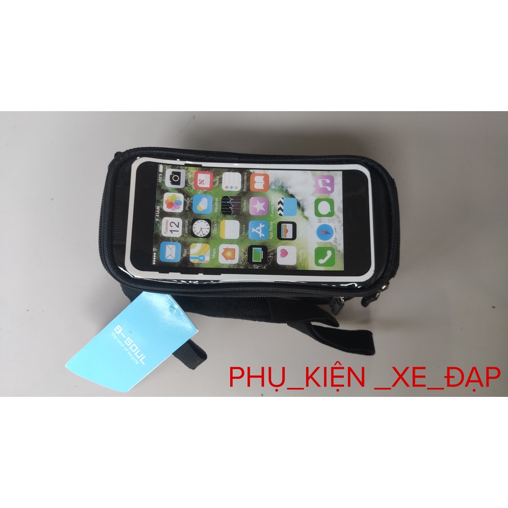 Túi treo khung sườn xe đạp Bsoul đơn cao cấp
