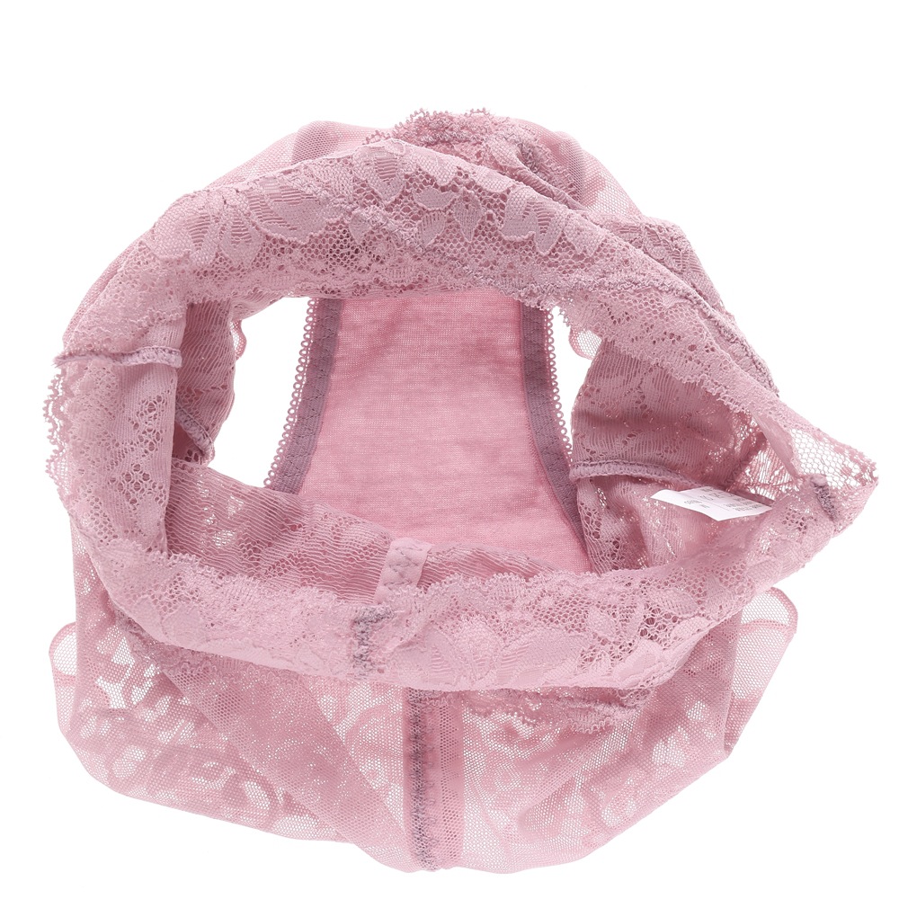 Quần lót phối ren màu trơn với cạp hình chữ V thoáng khí giảm béo định hình eo kiểm soát bụng | BigBuy360 - bigbuy360.vn