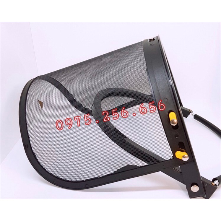 tấm lưới bảo vệ mặt lắp mũ phát cỏ
