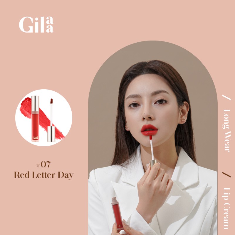 Son kem lì Gilaa long wear lip cream (1.7g) - Minisize | Thế Giới Skin Care
