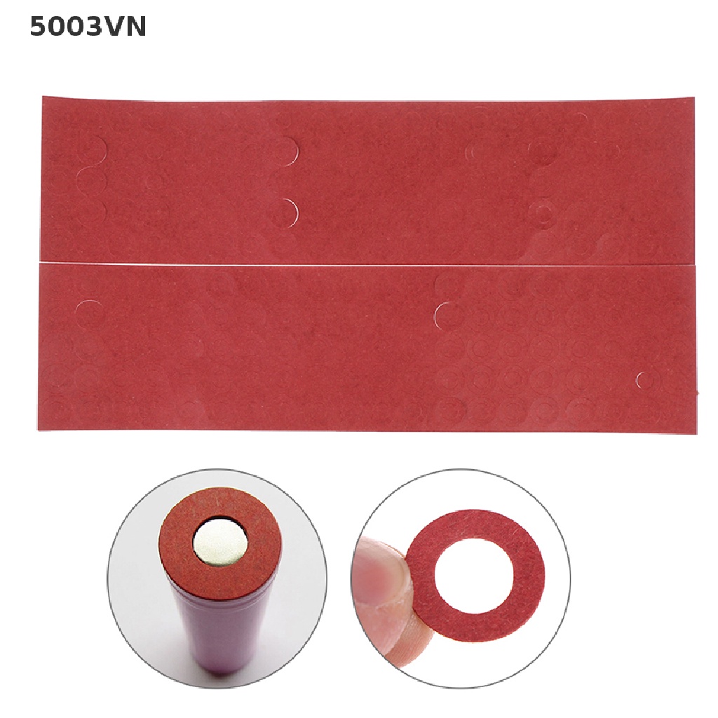 Set 200 Vòng Giấy Cách Nhiệt Dùng Pin 18650