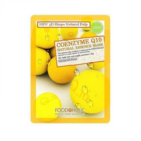 Mặt Nạ 3D Dưỡng Da FoodAHolic Coenzyme Q10 Mask (Miếng)