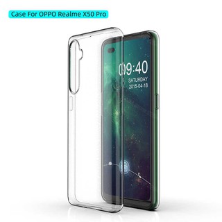 Ốp dẻo trong suốt Realme X50 Pro