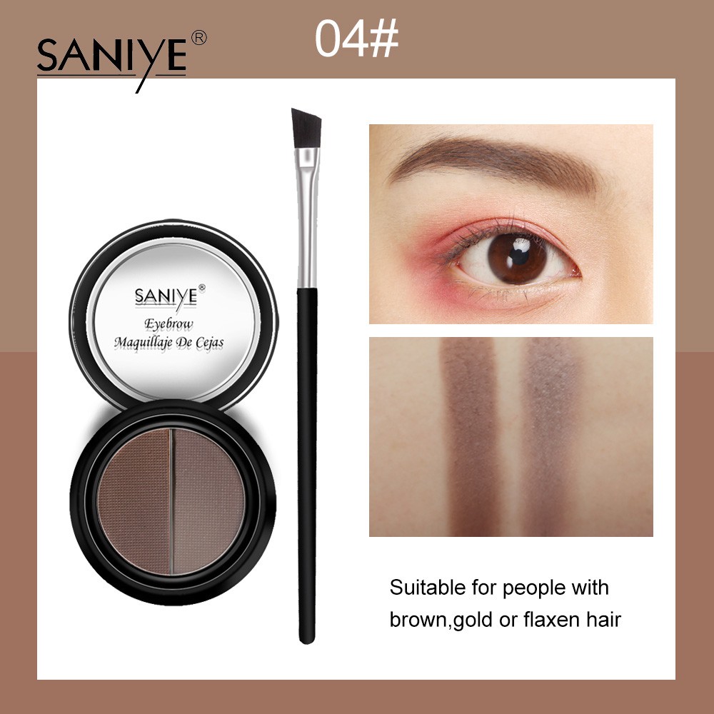 Bộ phấn kẻ lông mày không thấm nước kèm cọ E028 | BigBuy360 - bigbuy360.vn