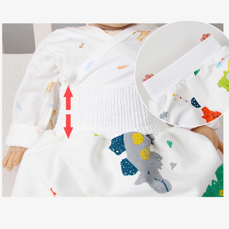 Quần Tã Dạng Váy Bằng Cotton Thấm Hút Tốt Tiện Dụng Cho Bé